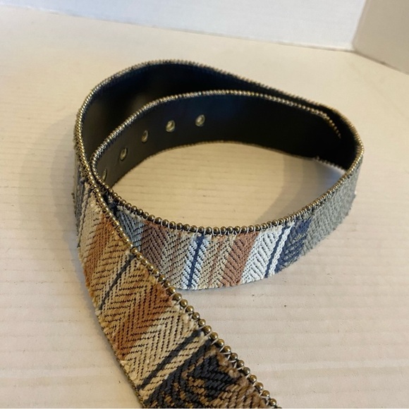 Vintage Paul Harris Blanket Style Belt Studded Western Color Size M/L NWT - Picture 10 of 14